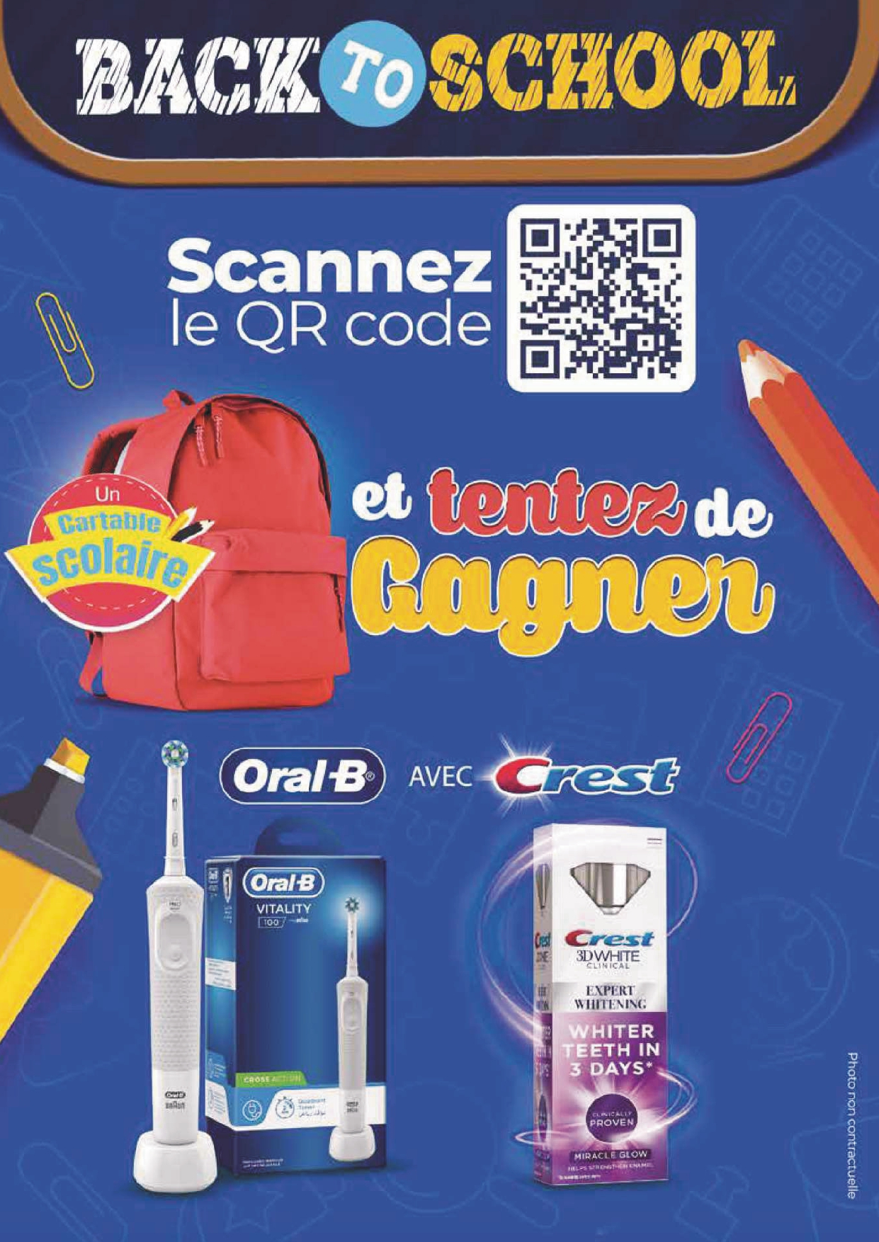 Le nouveau catalogue Marjane pour la période du 22 août au 8 septembre 2024 est désormais disponible sur Hmizate. Ne manquez pas ces promotions exceptionnelles sur une large sélection de produits ! Voici un aperçu des offres proposées :  PACK MINI DAYA CHERGUI : Vanille, Fraise, Pêche  Offre économique sur les yaourts à boire Mini Daya Promotions de rentrée à 26,95 dh au lieu de 29,05 dh Économisez 2,10 dh avec votre carte LA HOLLANDAISE CLASSIQUE : 64 portions  56,50 dh au lieu de 64,00 dh PÂTE À TARTINER NUTELLA : 350g  48,50 dh au lieu de 51,80 dh Économisez 3,30 dh avec votre carte BACK TO SCHOOL !  Achetez un cartable scolaire et tentez de gagner un kit de soins dentaires comprenant : Oral-B VITALITY 100 Crest 3DWHITE EXPERT WHITENING Des dents plus blanches en 3 jours, résultat prouvé avec le MIRACLE GLOW NOUVEAUTÉS HIGH-TECH :  HP PC portable 15,6